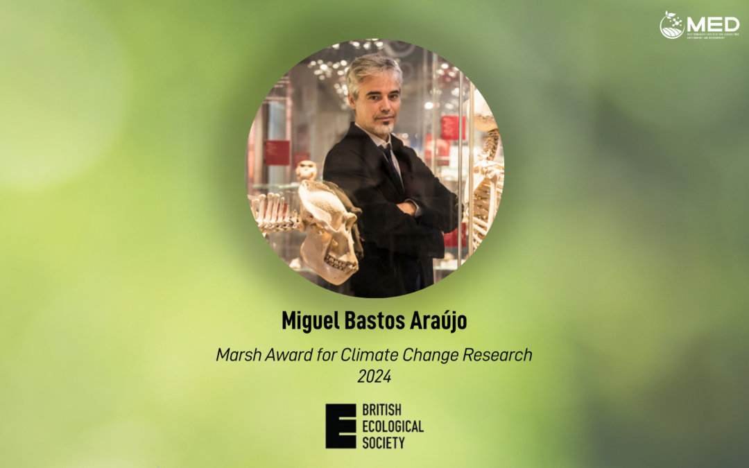 Miguel Bastos Araújo recognised by the British Ecological Society